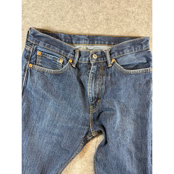 Vintage Y2K Levis 505 Red Tab Jeans Mens 32x30 Blue Straight Streetwear Casual - Picture 4 of 8